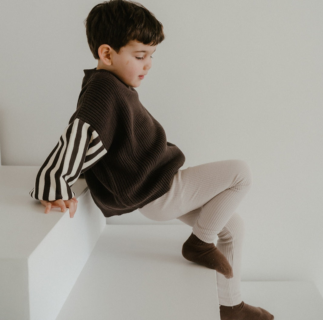 Circus Knit Pullover brown