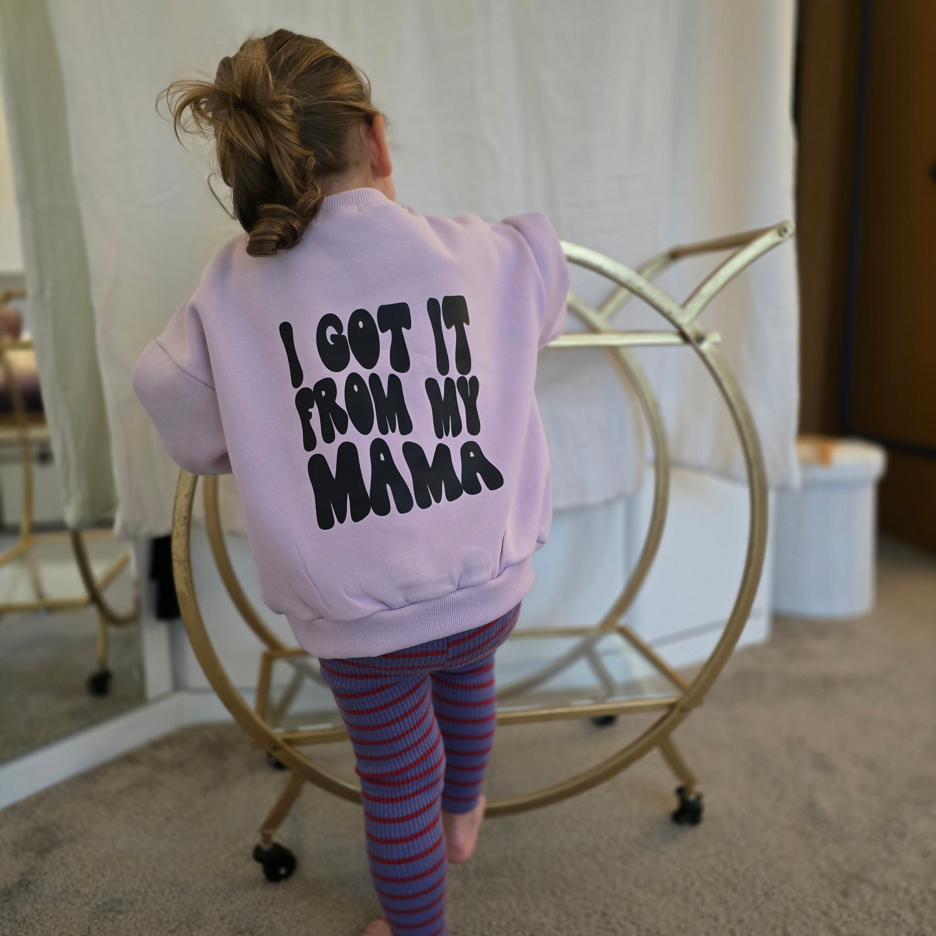 I got it from my mama heavy Pullover