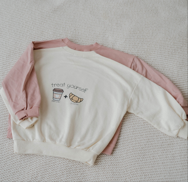 Babyccino & Croissant Sweater