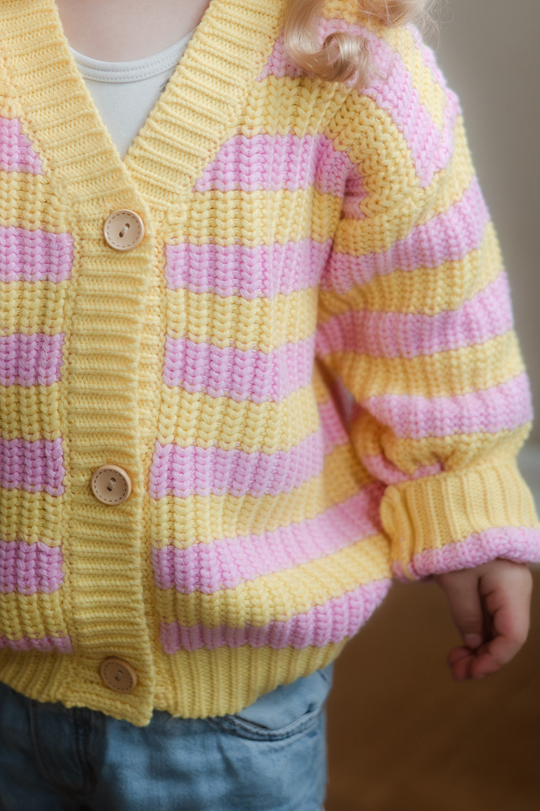 Lollipop knit cardigan