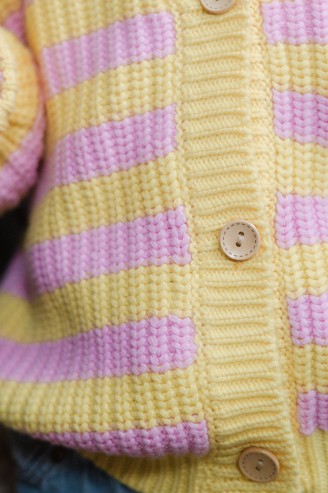Lollipop knit cardigan