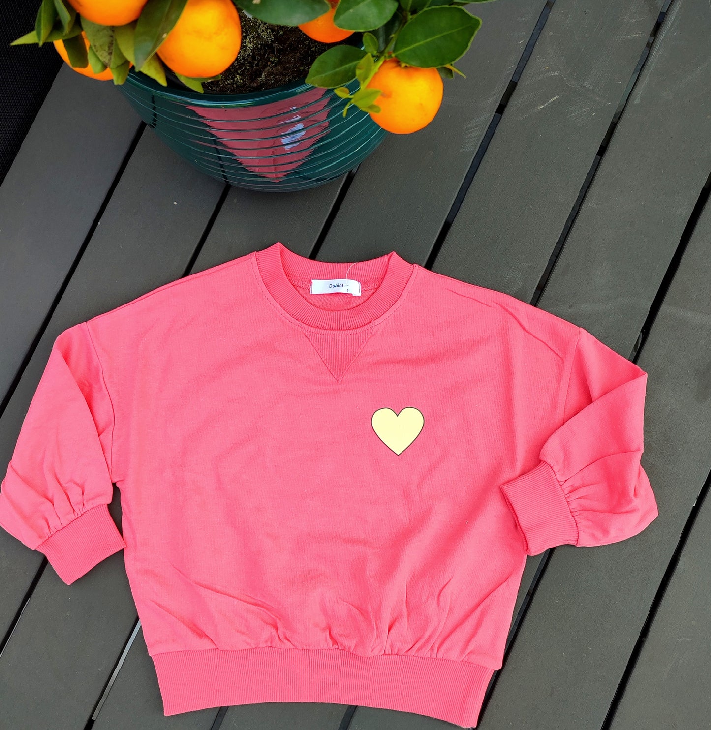 My heart is full of love Oversize Sweater