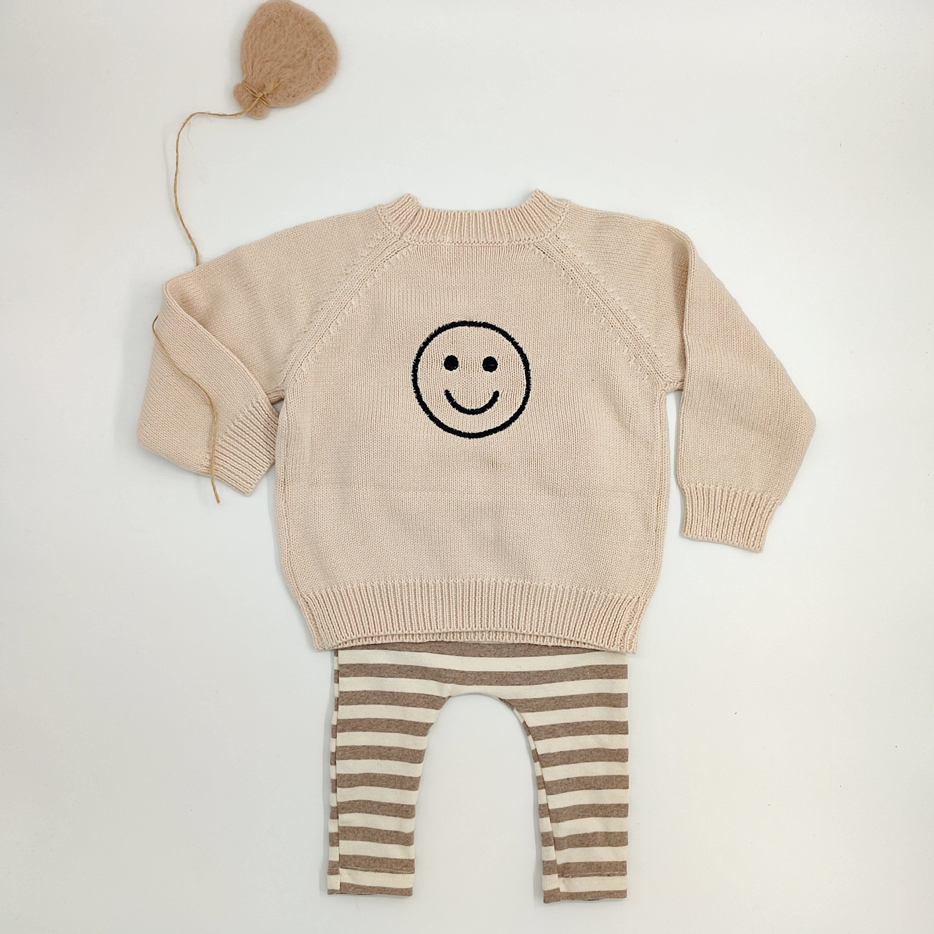 Smiley Knit Pullover