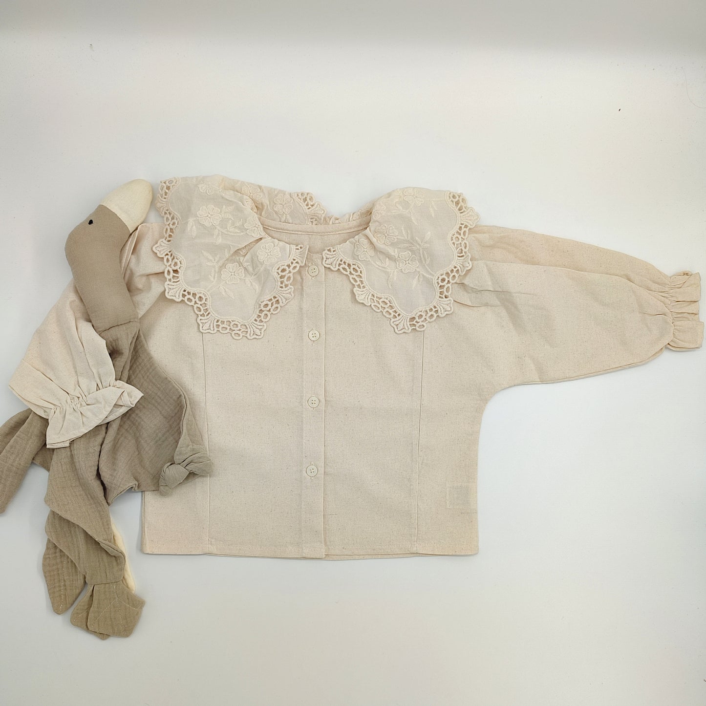Vintage Leinen Bluse