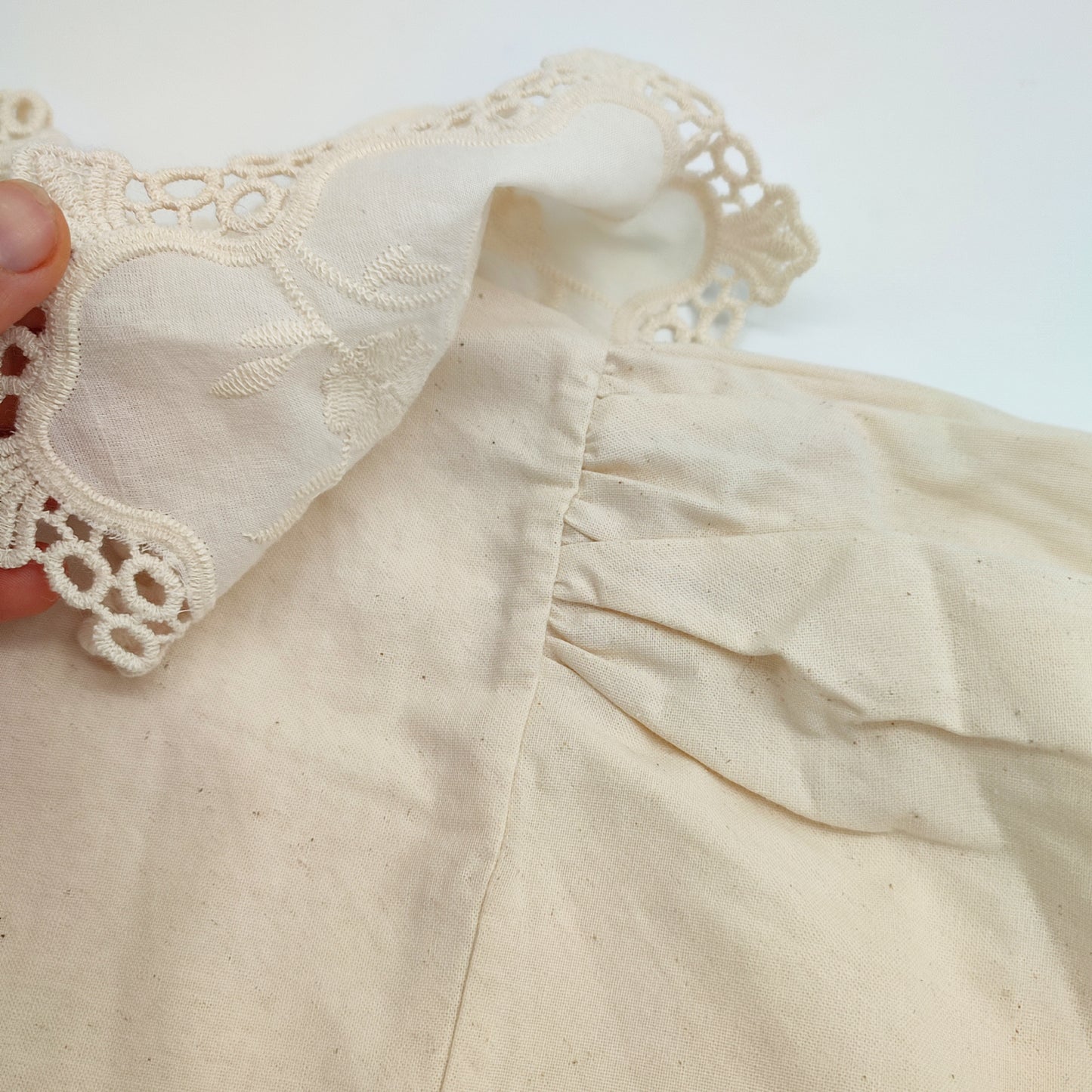 Vintage Leinen Bluse