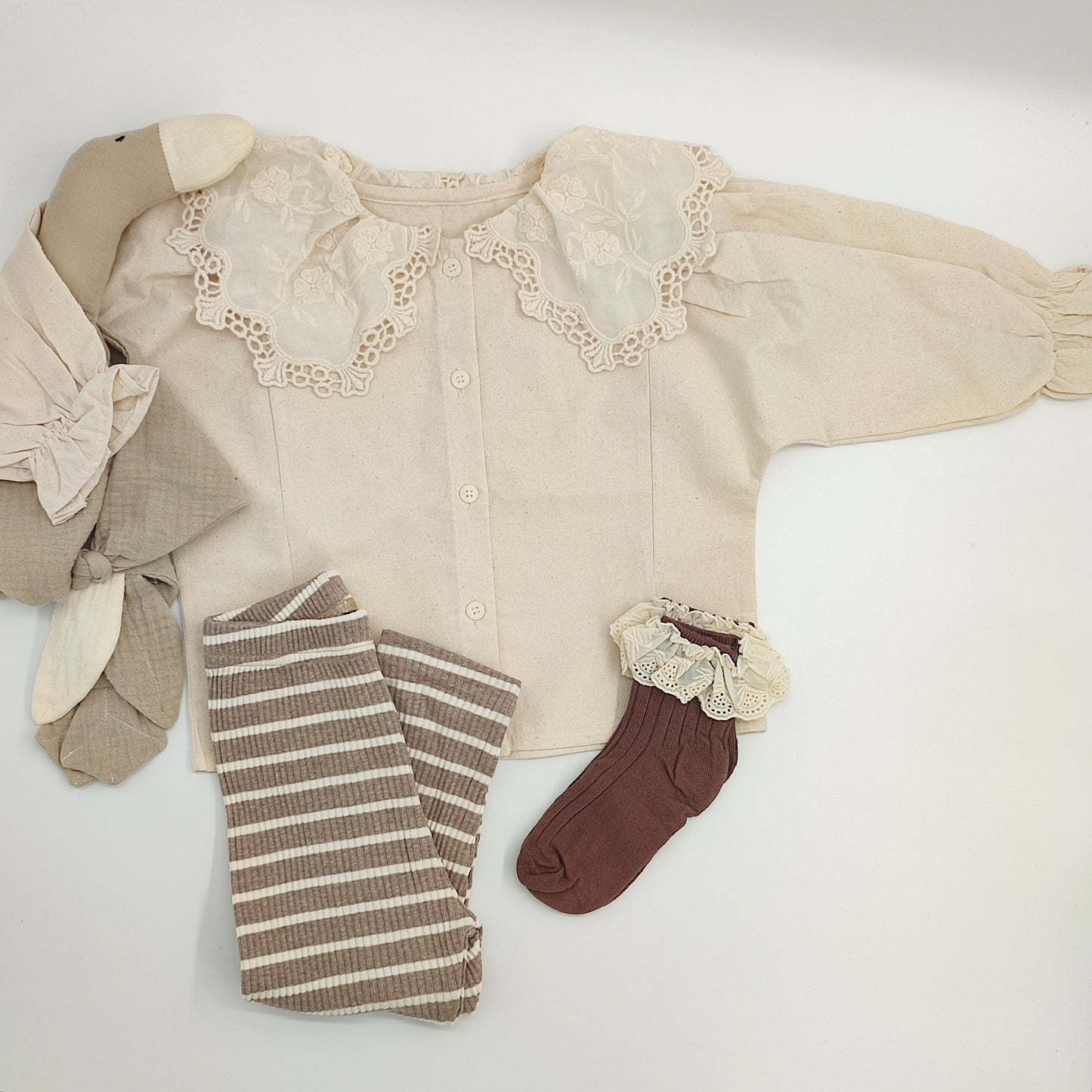 Vintage Leinen Bluse