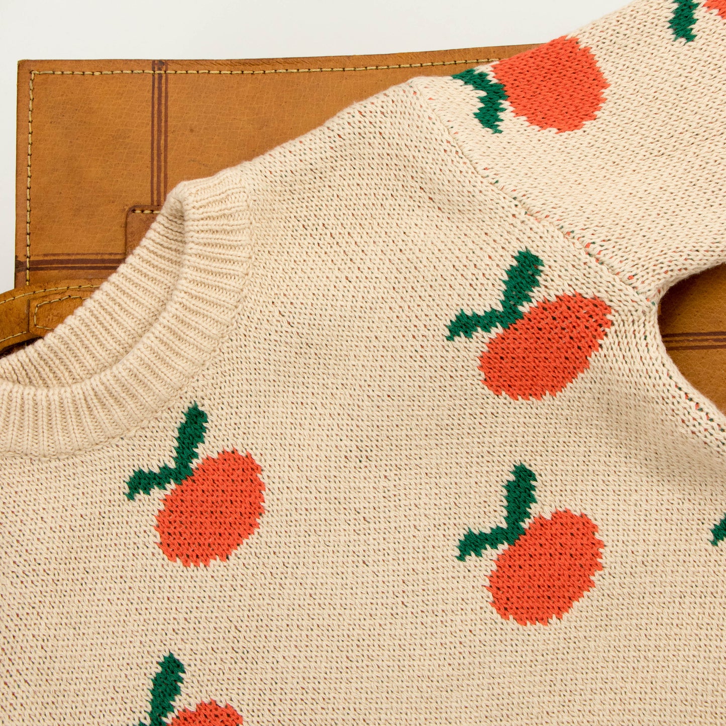 Knitted sweater 'Orange'