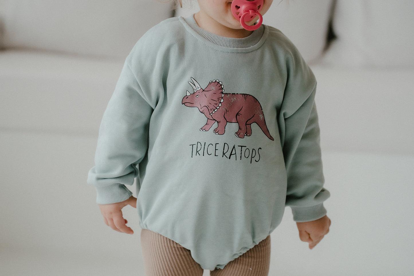 Dino Romper mint
