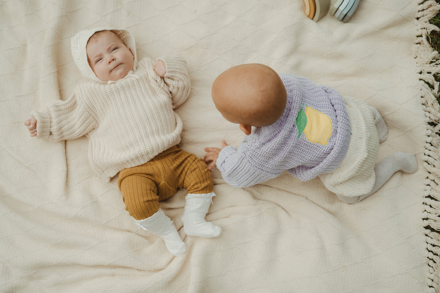 Mom Knit Pullover Lemon