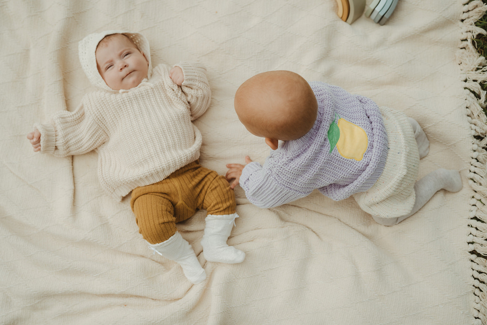 Mom Knit Pullover Lemon