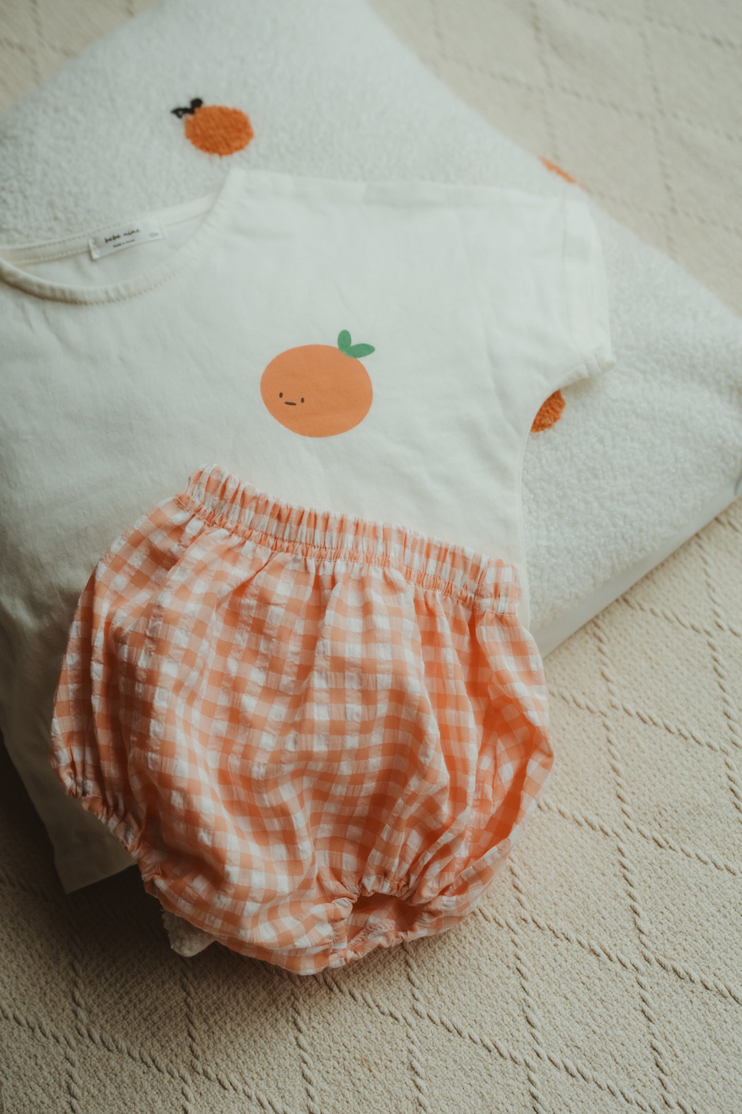 Orange Set T-Shirt & Bloomer