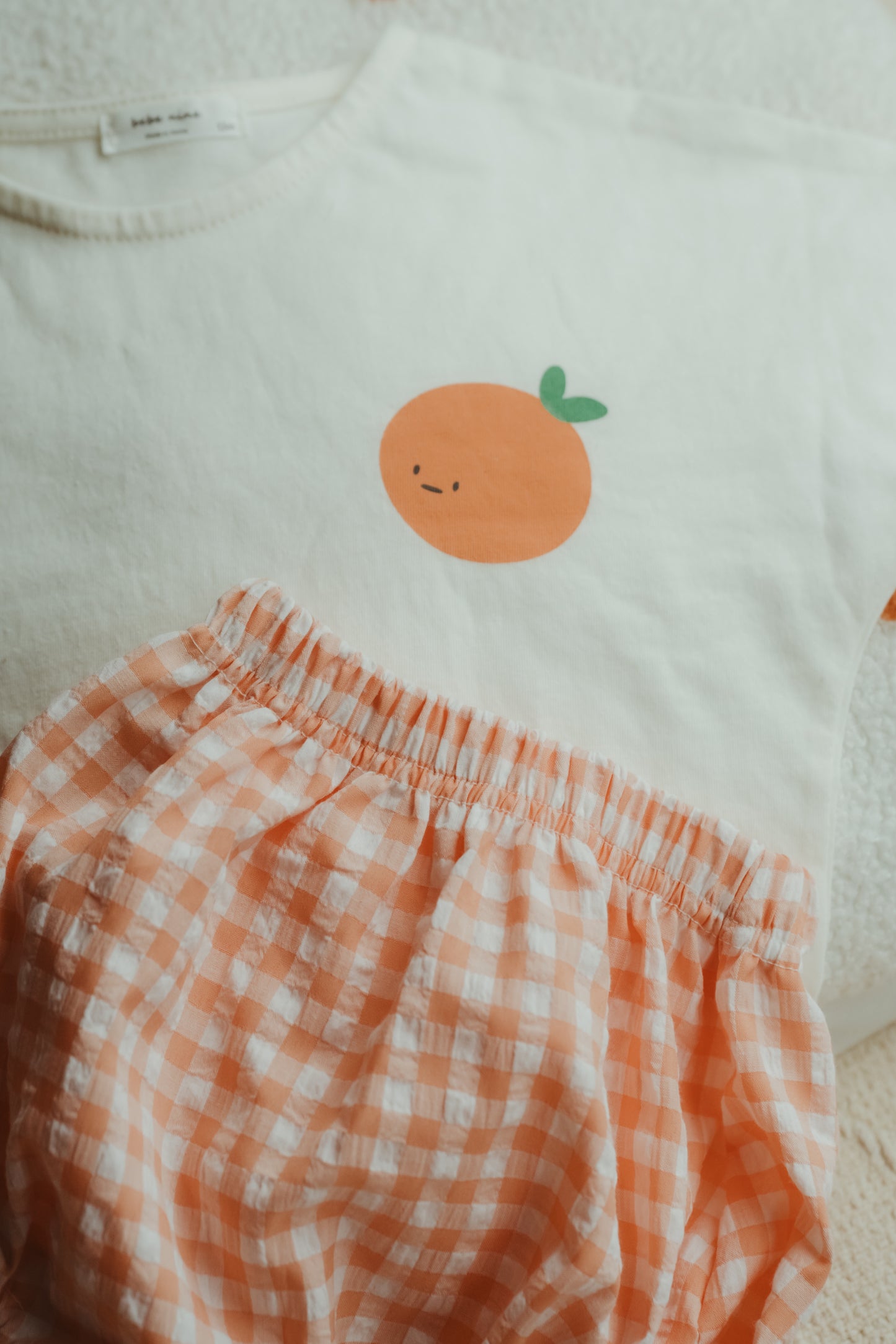 Orange Set T-Shirt & Bloomer