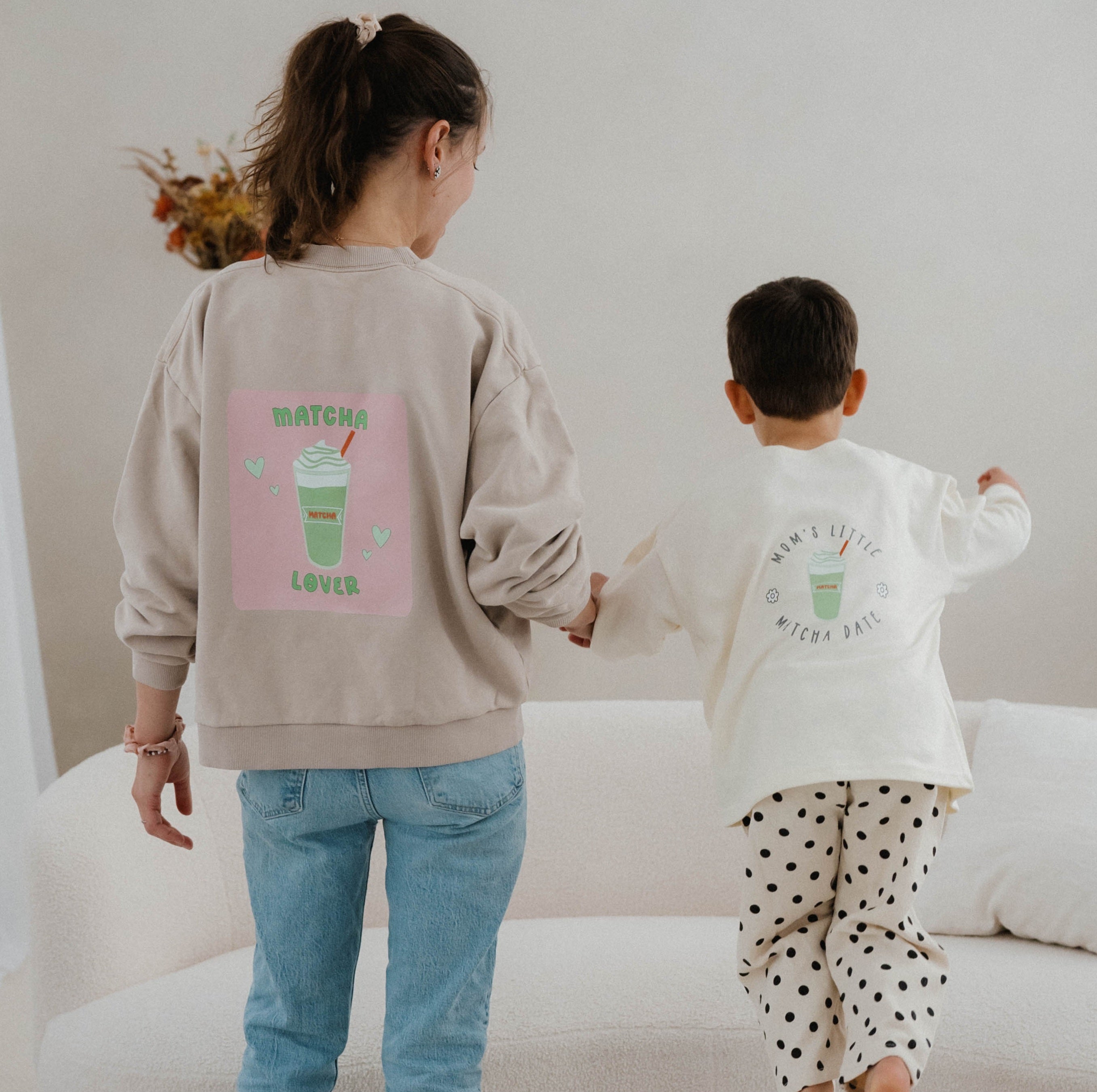 Matcha Lover Mom Sweater