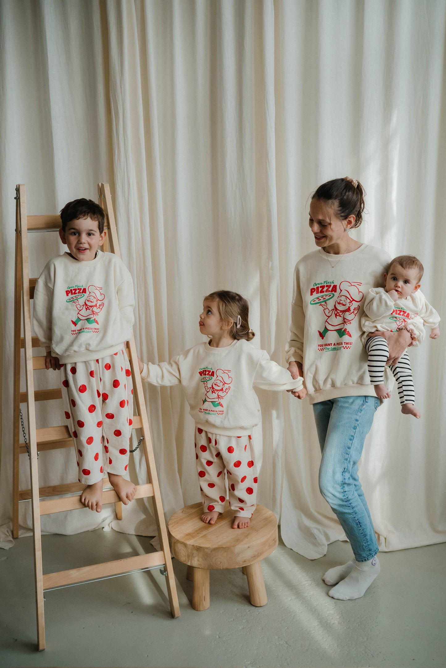 Fresh Pizza Sweater Mom