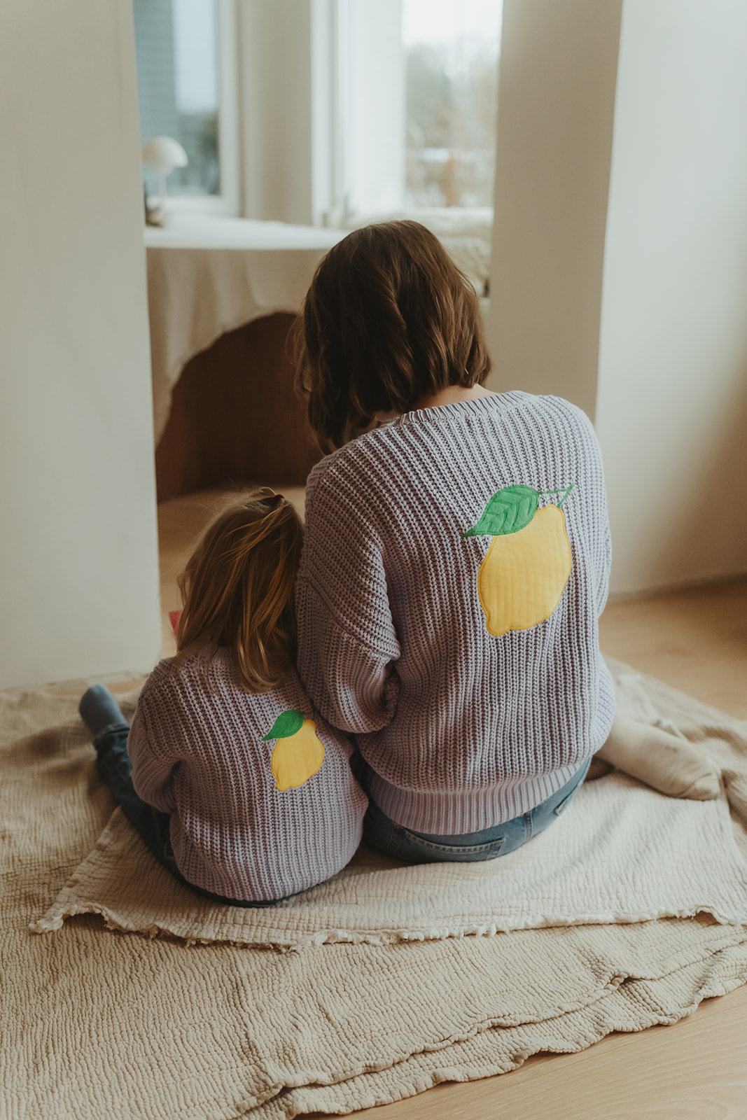 Mom Knit Pullover Lemon