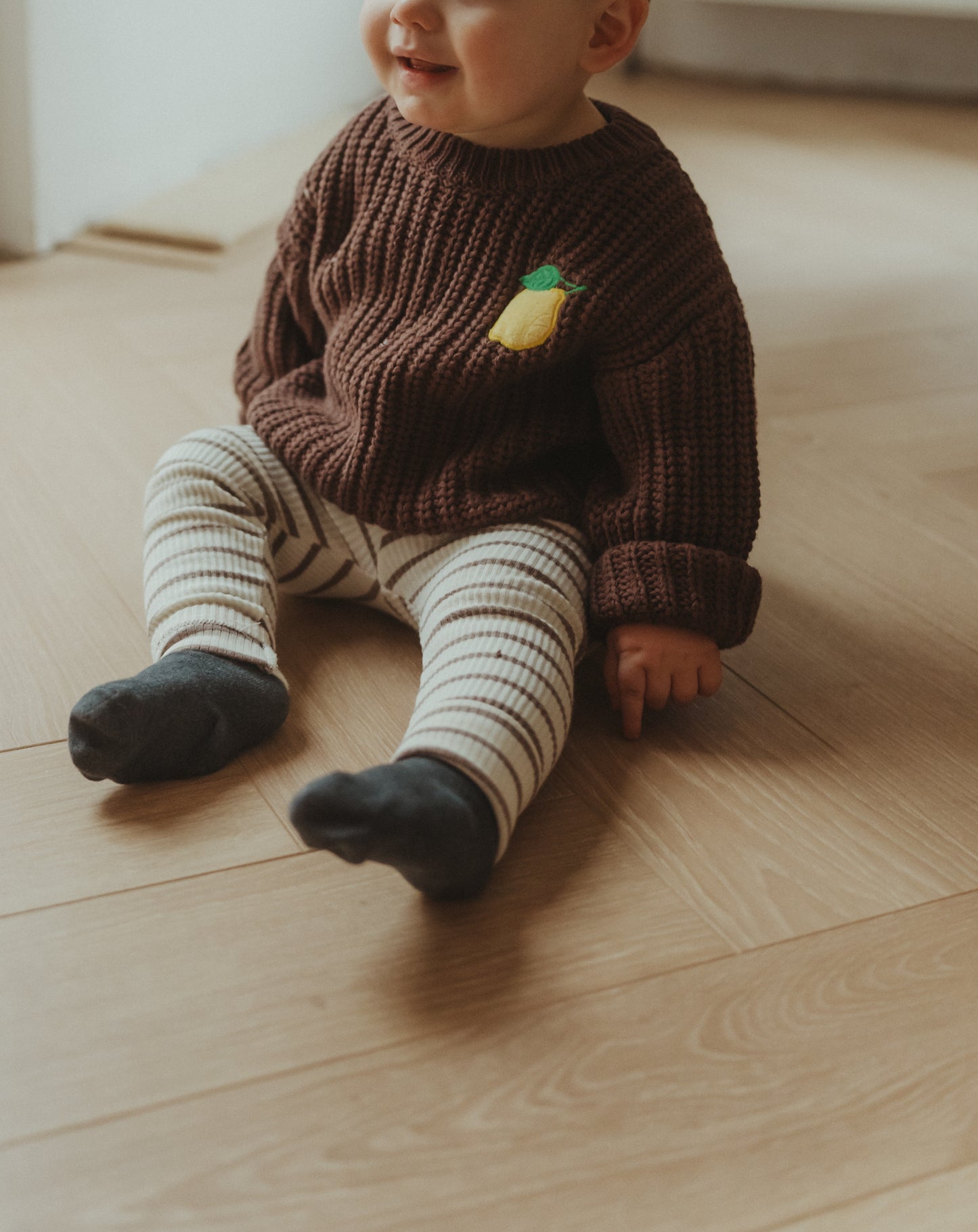Chocolate Lemon Knit Pullover