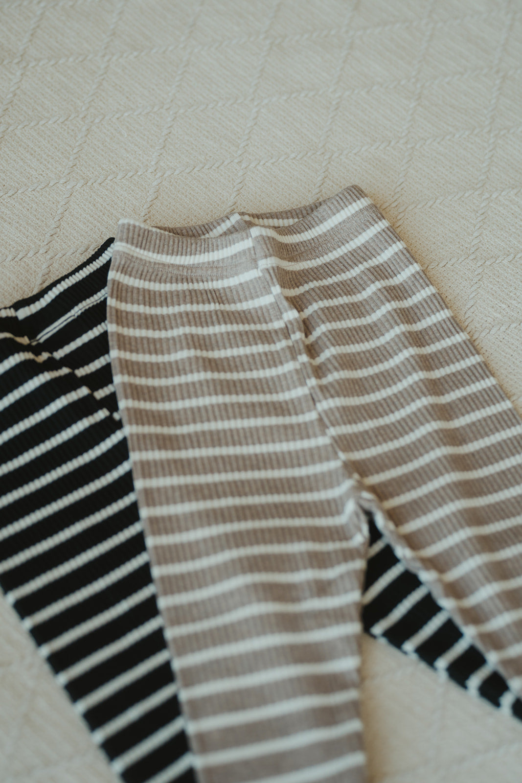 Ripp Leggings black n' beige