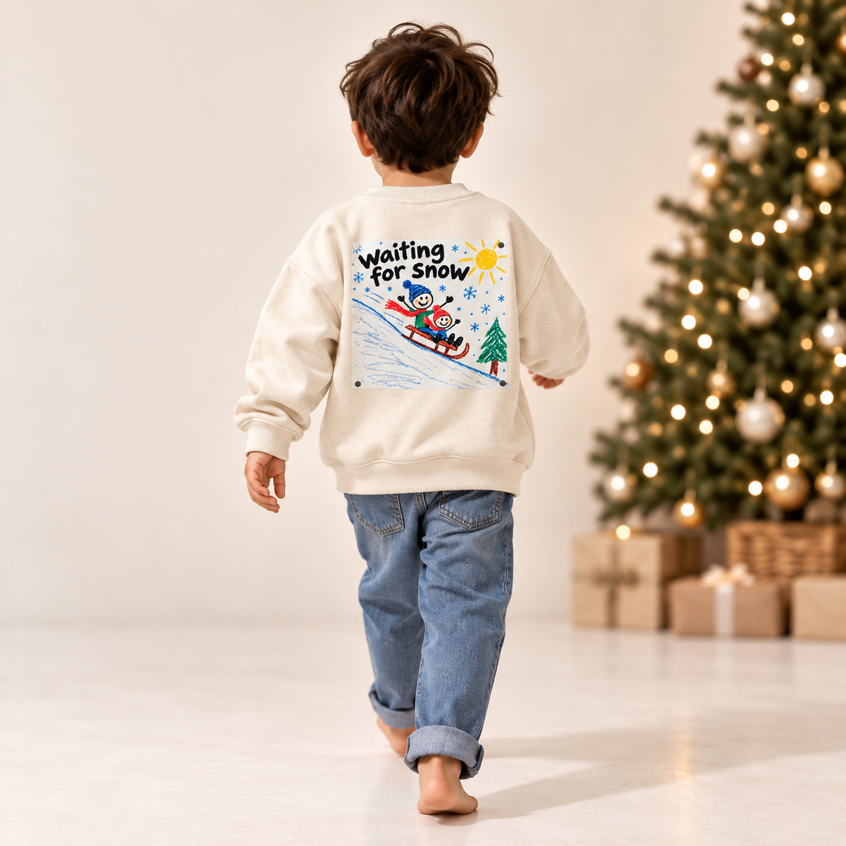 Waiting for snow heavy Pullover