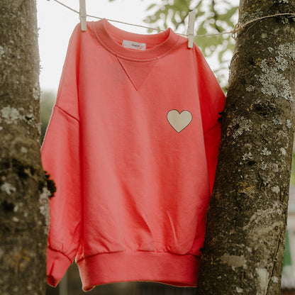 My heart is full of love Oversize Sweater