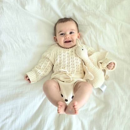 Vintage knit romper 