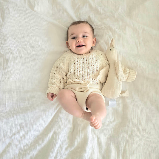 Vintage knit romper 