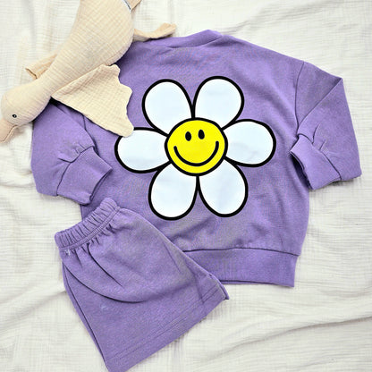 Flower Set Pullover & Shorts