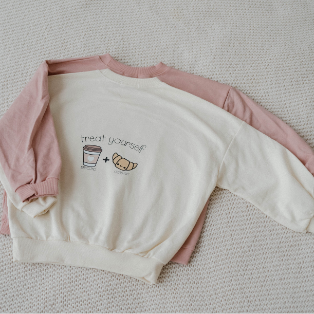 Babyccino & Croissant Sweater