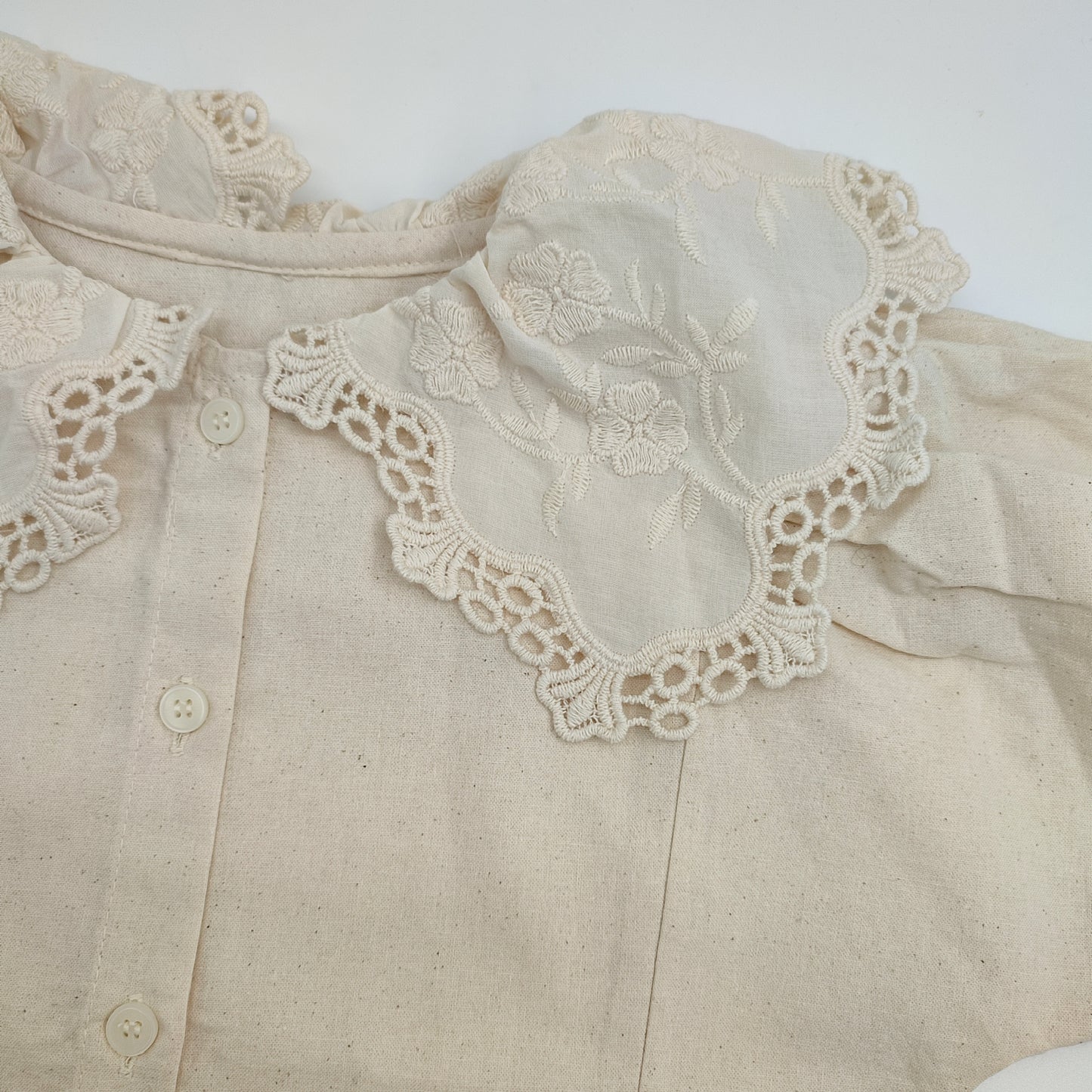 Vintage Leinen Bluse
