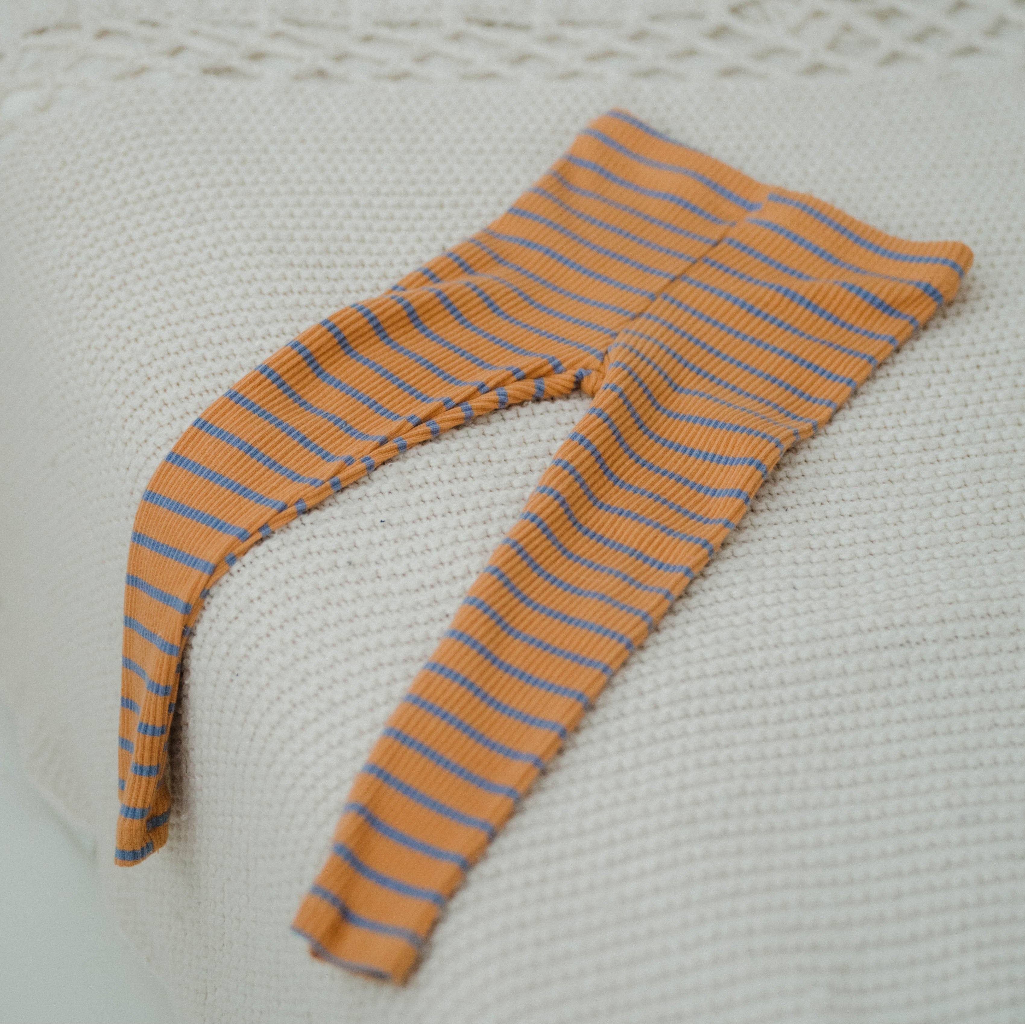Yellow stripe Leggings