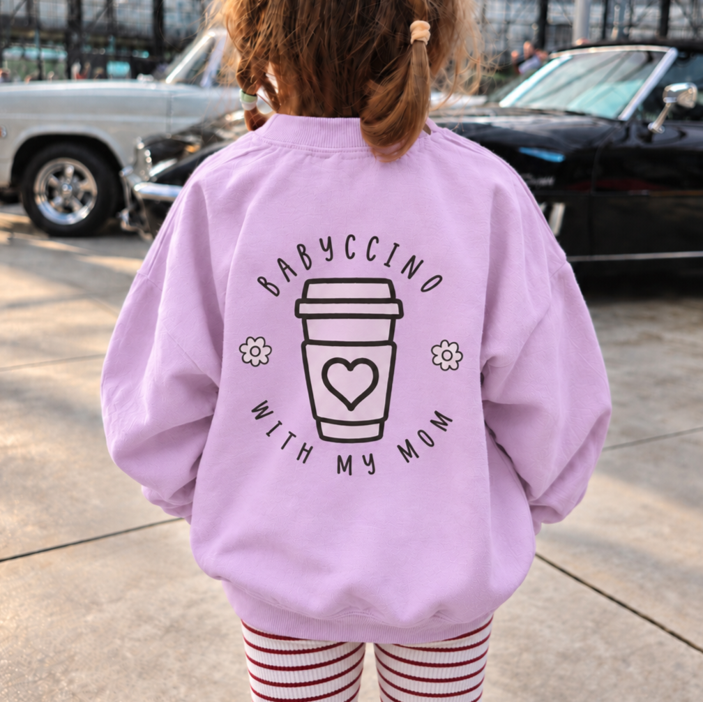 Babyccino with mom