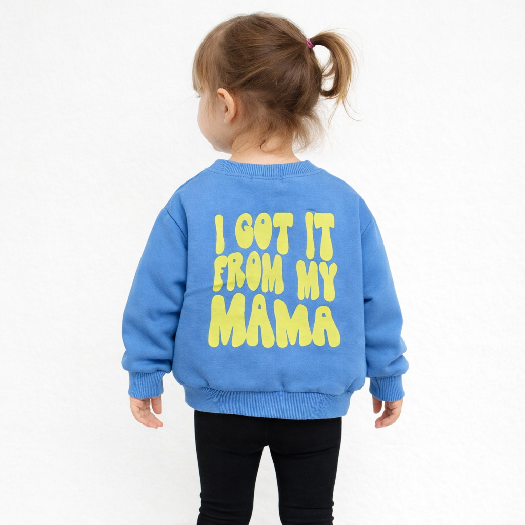 I got it from my mama heavy Pullover